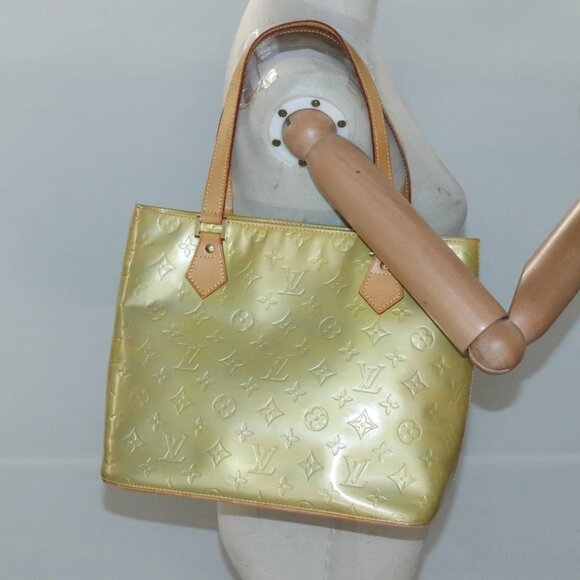 LOUIS VUITTON Monogram Vernis Houston Hand Bag Gris M91053 LV Auth hk2532 - Picture 14 of 16